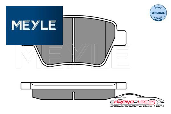 Achat de MEYLE 025 245 6317 Kit de plaquettes de frein, frein à disque pas chères