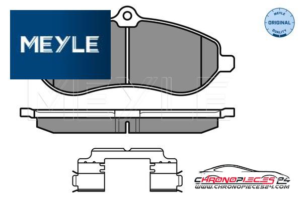 Achat de MEYLE 025 245 9518/W Kit de plaquettes de frein, frein à disque pas chères