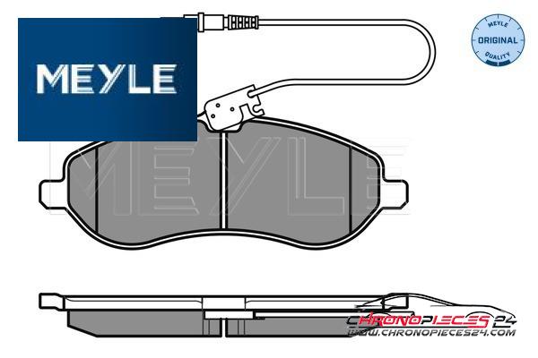 Achat de MEYLE 025 245 9518/W Kit de plaquettes de frein, frein à disque pas chères