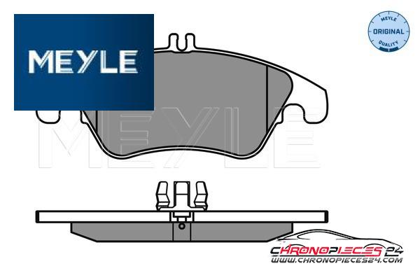 Achat de MEYLE 025 243 1019 Kit de plaquettes de frein, frein à disque pas chères