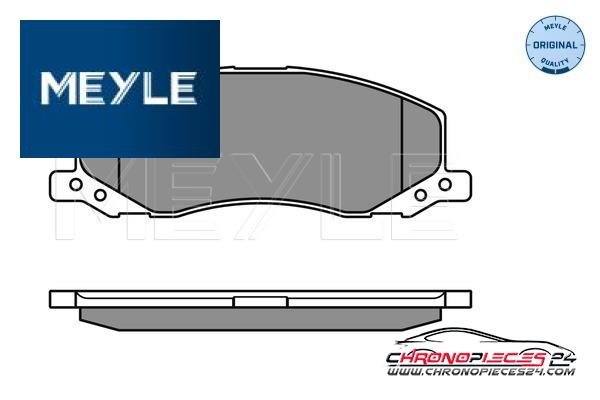 Achat de MEYLE 025 244 1817/W Kit de plaquettes de frein, frein à disque pas chères