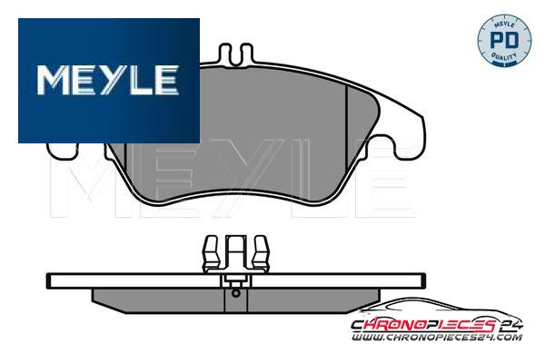 Achat de MEYLE 025 243 1019/PD Kit de plaquettes de frein, frein à disque pas chères