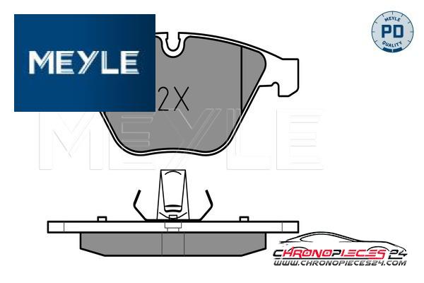 Achat de MEYLE 025 241 6120/PD Kit de plaquettes de frein, frein à disque pas chères