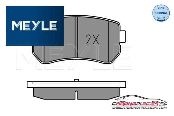 Achat de MEYLE 025 243 2015/W Kit de plaquettes de frein, frein à disque pas chères