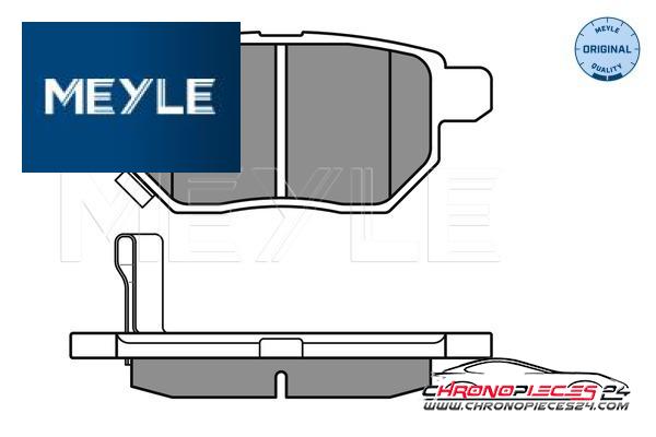 Achat de MEYLE 025 246 1015/W Kit de plaquettes de frein, frein à disque pas chères