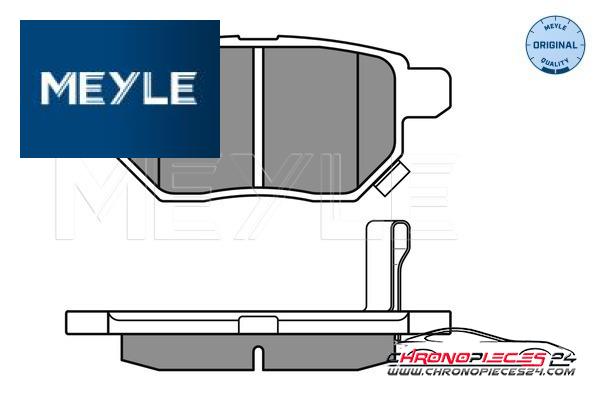 Achat de MEYLE 025 246 1015/W Kit de plaquettes de frein, frein à disque pas chères