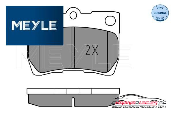 Achat de MEYLE 025 243 2315/W Kit de plaquettes de frein, frein à disque pas chères