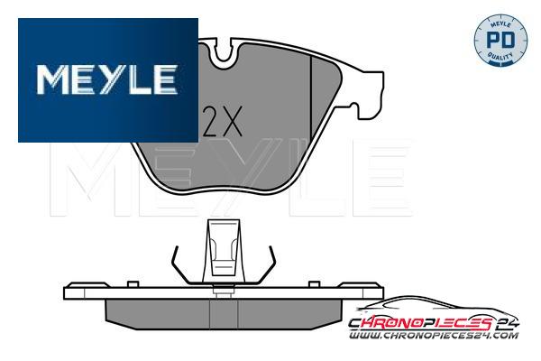 Achat de MEYLE 025 246 8820/PD Kit de plaquettes de frein, frein à disque pas chères