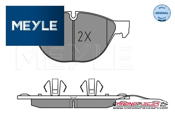 Achat de MEYLE 025 241 7219 Kit de plaquettes de frein, frein à disque pas chères