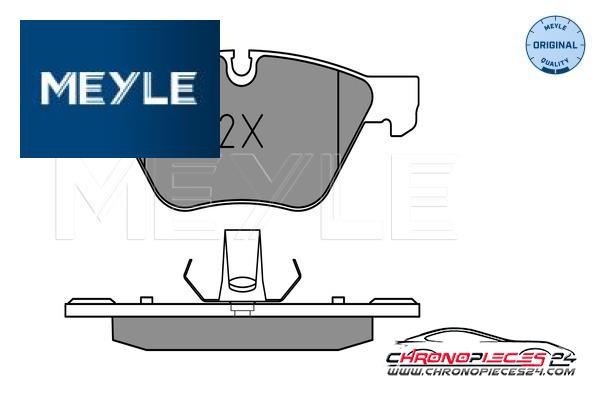 Achat de MEYLE 025 246 9719 Kit de plaquettes de frein, frein à disque pas chères