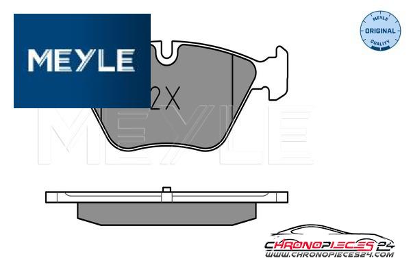 Achat de MEYLE 025 246 9719 Kit de plaquettes de frein, frein à disque pas chères