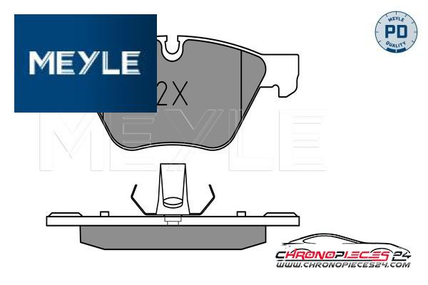 Achat de MEYLE 025 246 9719/PD Kit de plaquettes de frein, frein à disque pas chères