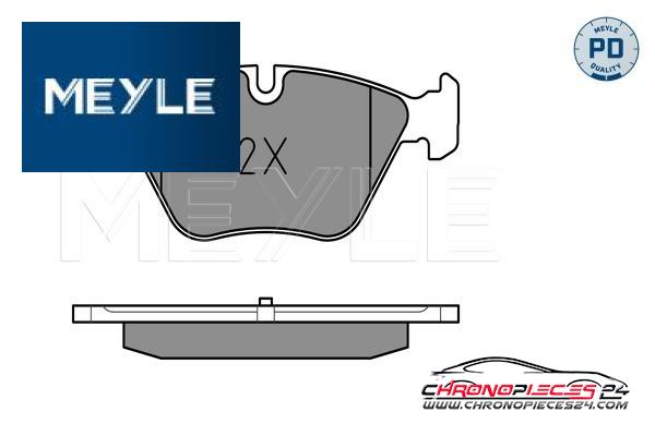 Achat de MEYLE 025 246 9719/PD Kit de plaquettes de frein, frein à disque pas chères