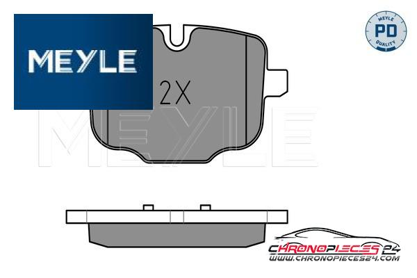 Achat de MEYLE 025 247 0318/PD Kit de plaquettes de frein, frein à disque pas chères