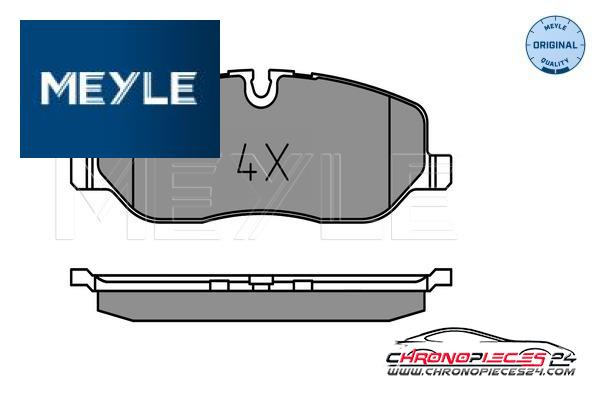 Achat de MEYLE 025 241 9118 Kit de plaquettes de frein, frein à disque pas chères