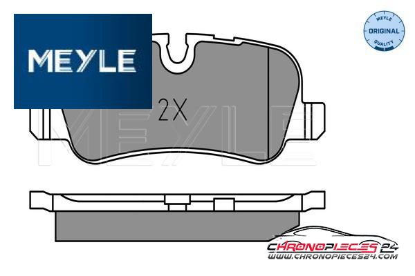 Achat de MEYLE 025 241 9217 Kit de plaquettes de frein, frein à disque pas chères