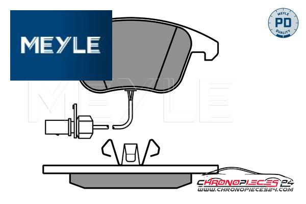 Achat de MEYLE 025 247 0520/PD Kit de plaquettes de frein, frein à disque pas chères