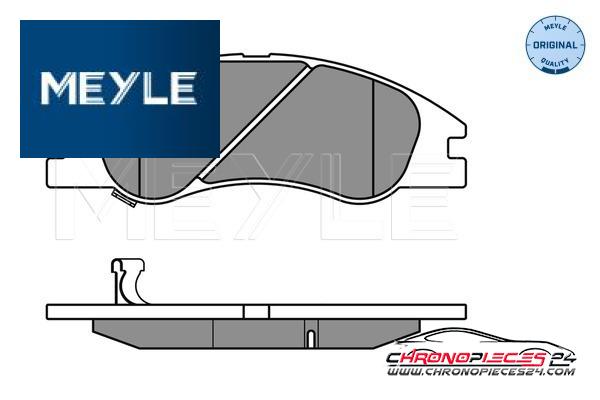 Achat de MEYLE 025 242 1817/W Kit de plaquettes de frein, frein à disque pas chères