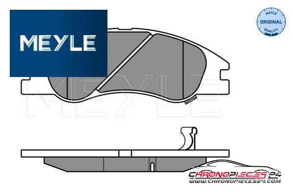 Achat de MEYLE 025 242 1817/W Kit de plaquettes de frein, frein à disque pas chères