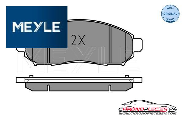 Achat de MEYLE 025 242 2716/W Kit de plaquettes de frein, frein à disque pas chères