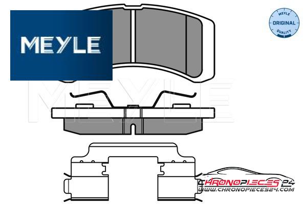 Achat de MEYLE 025 242 2914/W Kit de plaquettes de frein, frein à disque pas chères