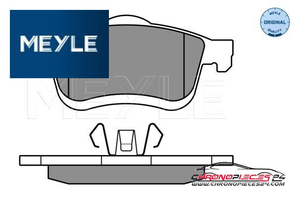 Achat de MEYLE 025 247 2720/W Kit de plaquettes de frein, frein à disque pas chères