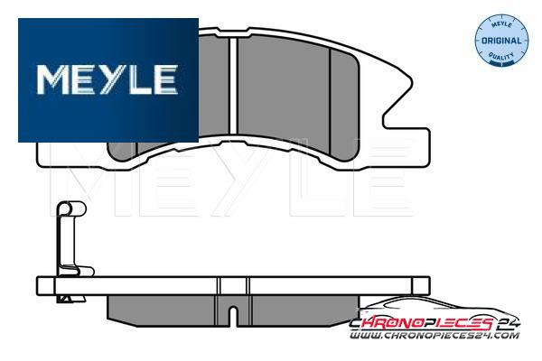 Achat de MEYLE 025 242 2914/W Kit de plaquettes de frein, frein à disque pas chères