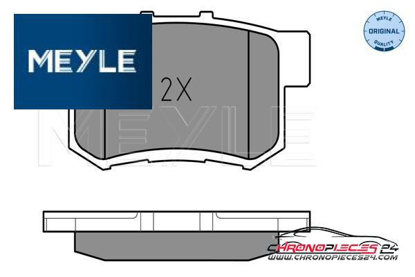 Achat de MEYLE 025 242 3114/W Kit de plaquettes de frein, frein à disque pas chères