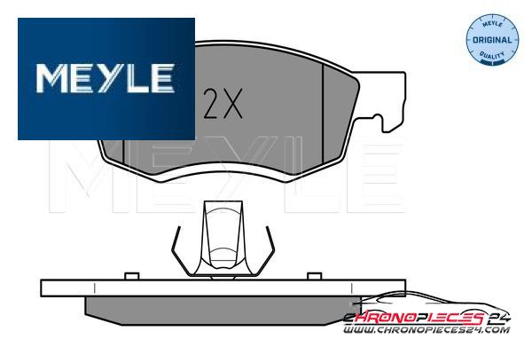 Achat de MEYLE 025 246 7318 Kit de plaquettes de frein, frein à disque pas chères