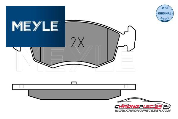 Achat de MEYLE 025 246 7318 Kit de plaquettes de frein, frein à disque pas chères