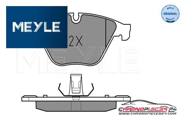 Achat de MEYLE 025 246 8820 Kit de plaquettes de frein, frein à disque pas chères