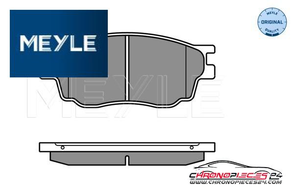 Achat de MEYLE 025 242 4616/W Kit de plaquettes de frein, frein à disque pas chères