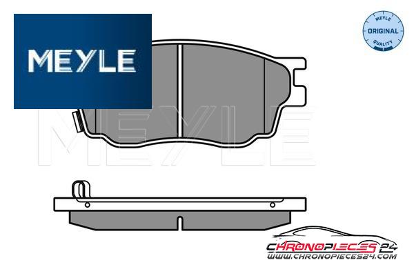 Achat de MEYLE 025 242 4616/W Kit de plaquettes de frein, frein à disque pas chères