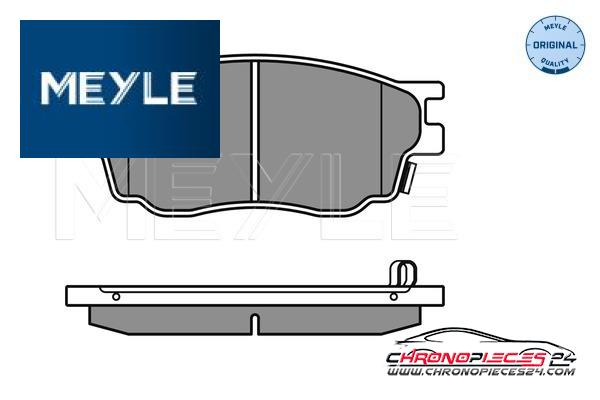 Achat de MEYLE 025 242 4616/W Kit de plaquettes de frein, frein à disque pas chères