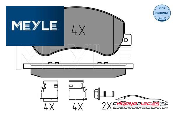 Achat de MEYLE 025 244 8418 Kit de plaquettes de frein, frein à disque pas chères