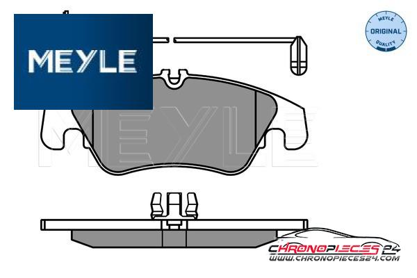 Achat de MEYLE 025 247 4319/W Kit de plaquettes de frein, frein à disque pas chères