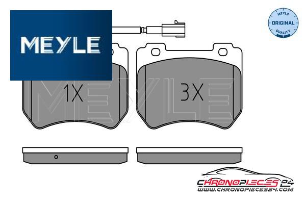 Achat de MEYLE 025 248 5215/W Kit de plaquettes de frein, frein à disque pas chères