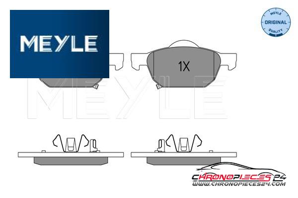 Achat de MEYLE 025 247 9617/W Kit de plaquettes de frein, frein à disque pas chères