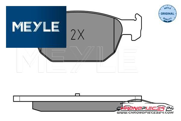 Achat de MEYLE 025 247 9617/W Kit de plaquettes de frein, frein à disque pas chères