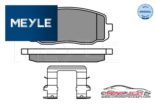 Achat de MEYLE 025 242 7516/W Kit de plaquettes de frein, frein à disque pas chères