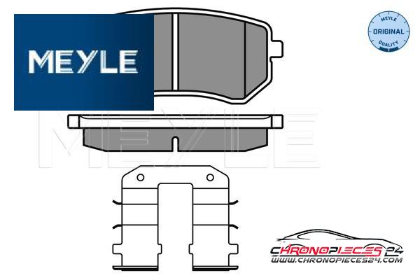 Achat de MEYLE 025 242 7614/W Kit de plaquettes de frein, frein à disque pas chères