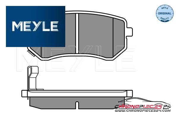 Achat de MEYLE 025 242 7614/W Kit de plaquettes de frein, frein à disque pas chères