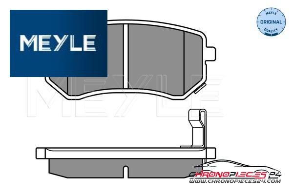 Achat de MEYLE 025 242 7614/W Kit de plaquettes de frein, frein à disque pas chères