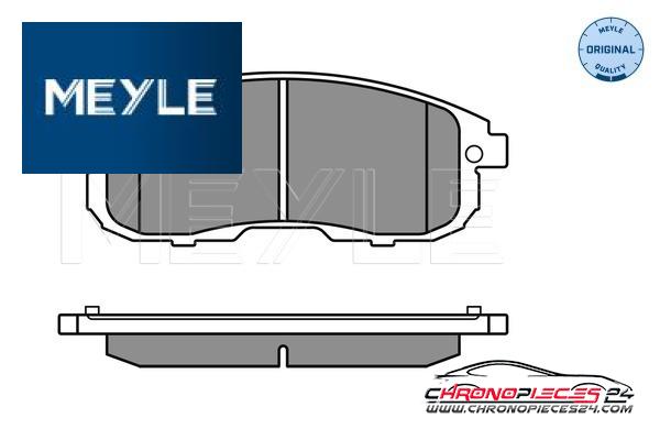 Achat de MEYLE 025 242 8016/W Kit de plaquettes de frein, frein à disque pas chères