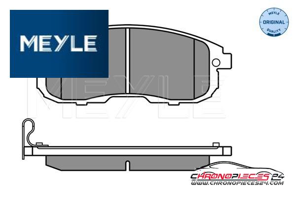 Achat de MEYLE 025 242 8016/W Kit de plaquettes de frein, frein à disque pas chères