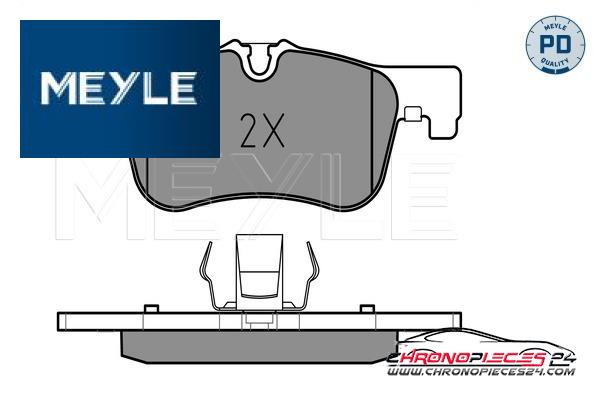 Achat de MEYLE 025 250 1418/PD Kit de plaquettes de frein, frein à disque pas chères