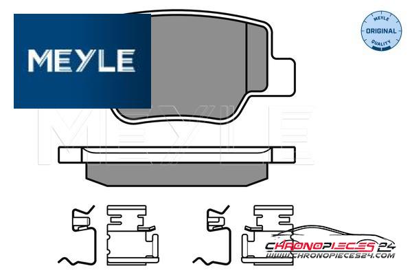 Achat de MEYLE 025 249 2616/W Kit de plaquettes de frein, frein à disque pas chères