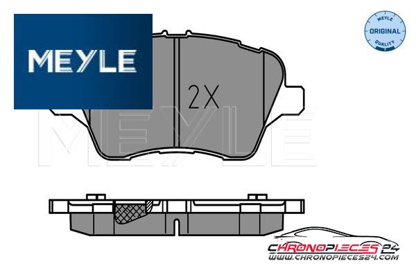 Achat de MEYLE 025 251 3417 Kit de plaquettes de frein, frein à disque pas chères