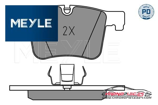 Achat de MEYLE 025 251 9919/PD Kit de plaquettes de frein, frein à disque pas chères