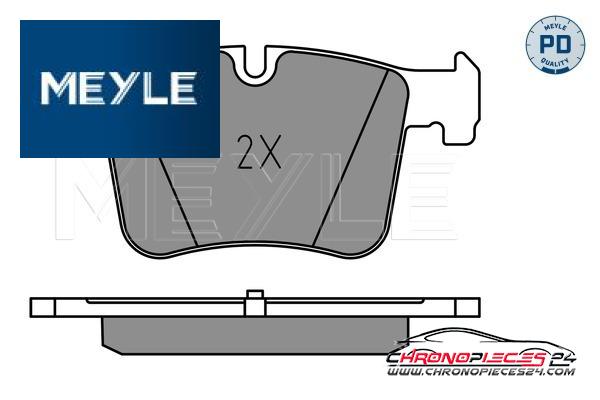 Achat de MEYLE 025 251 9919/PD Kit de plaquettes de frein, frein à disque pas chères